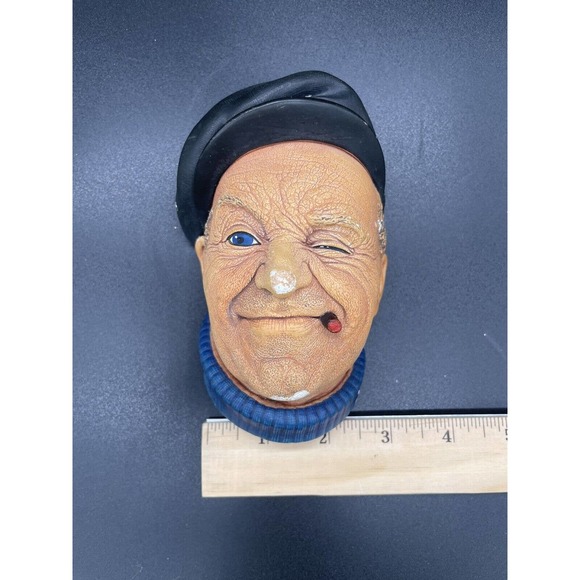 BOSSONS CHALKWARE HEAD: BOATMAN (1967) #45 CONGLETON, ENGLAND OLD SALT VINTAGE - Picture 7 of 9